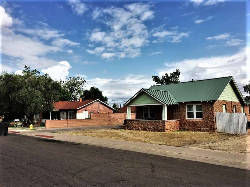 West Side-Clark Addition Historic District  Scene pictured is located in the 400 block of West Second Place.