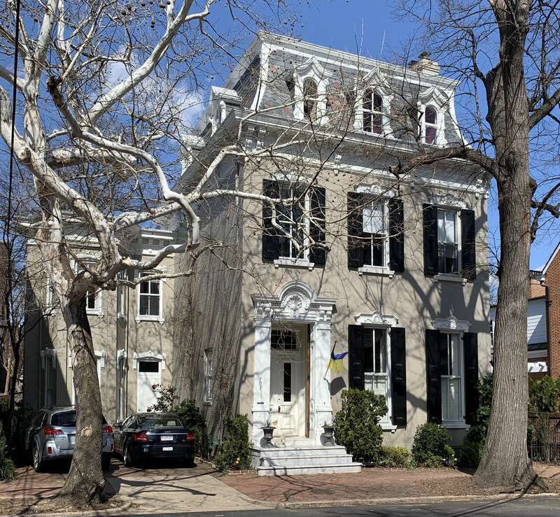 The William Lambert House is located at 407 Duke Street in Alexandria, Virginia. The Second Empire-style house was built in 1872 and is a contributing property to the Alexandria Historic District.