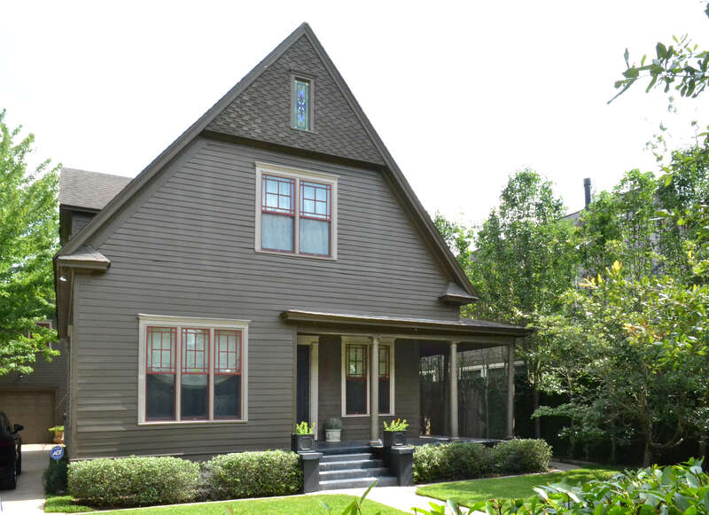 House at 505 W. 18th Street in Houston, Texas. Listed on the National Register of Historic Places.
