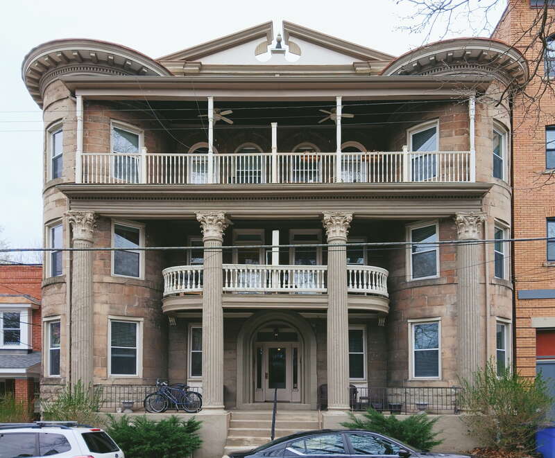Aparment building on Callowhill Street in the Highland Park neighborhood of Pittsburgh