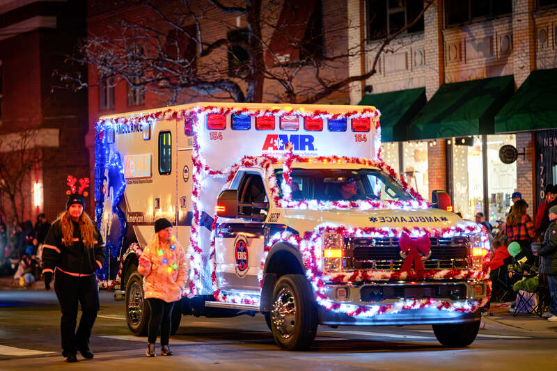 The Cheyenne Christmas Parade on November 30, 2024, in Cheyenne, Wyoming.