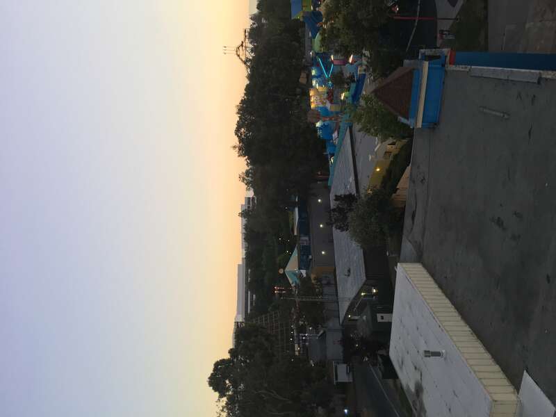 Aerial view of California's Great America