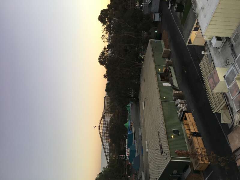 Aerial view of California's Great America