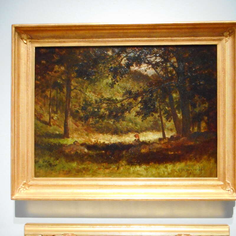 Artwork on display at the Norton Museum of Art at 2019 reopening