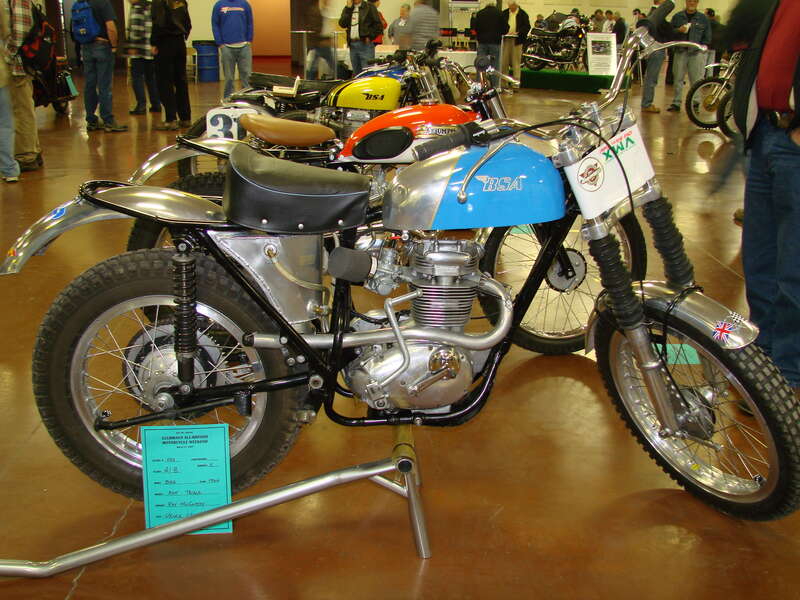 BSA 1964 B25 trials motorcycle