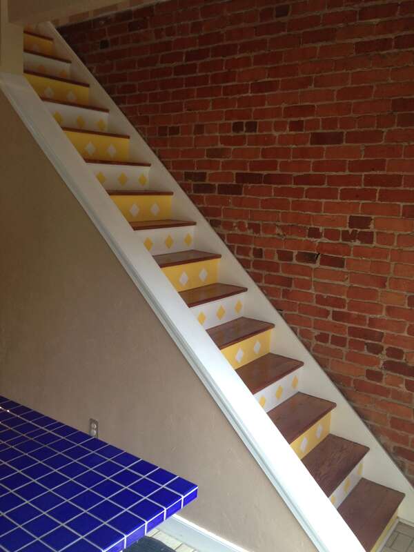 Before stair remodel