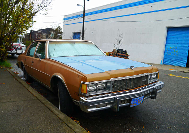 1977 Chevrolet Caprice Classic 4-door Sedan.

6-cylinder 4.1L (250 cu in) engine (82 kW; 110 bhp).