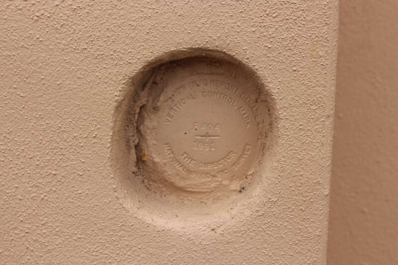 Central Brevard Library geodetic marker, Cocoa, Brevard County, Florida