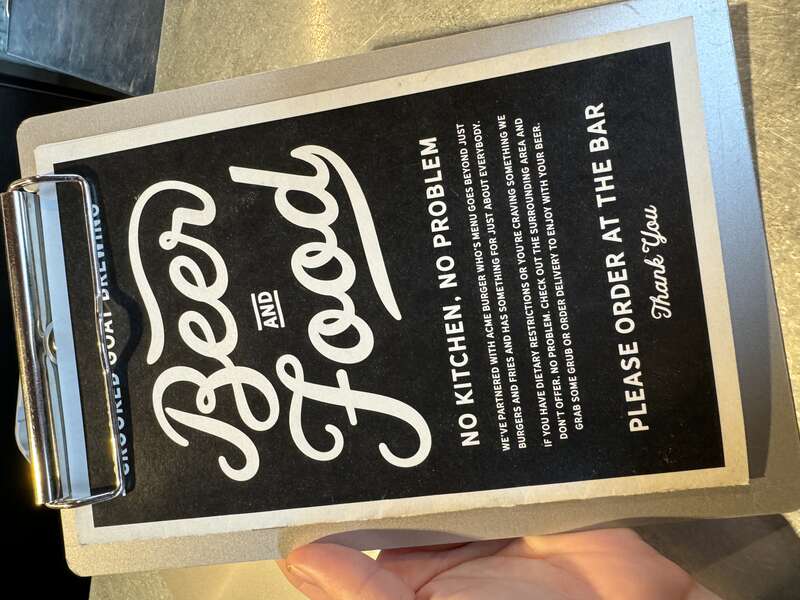 Crooked Goat Brewing in December 2023