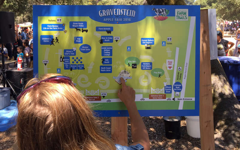 Gravenstein Apple Fair 2016 in Sebastopol, Sonoma County, California