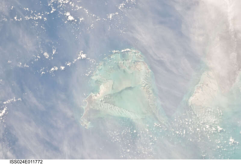 View of The Bahamas taken during ISS Expedition 24.