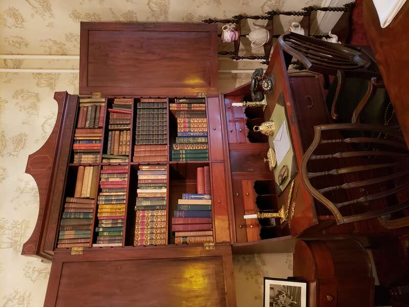 Liberty Hall Museum. Union, NJ. Bookcase
