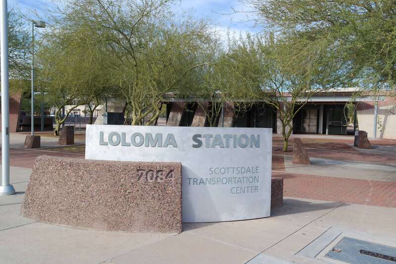 A view of Loloma Station in Scottsdale, Arizona