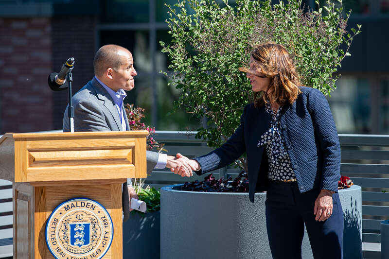 Lt. Governor Polito highlights FORWARD legislation in Malden