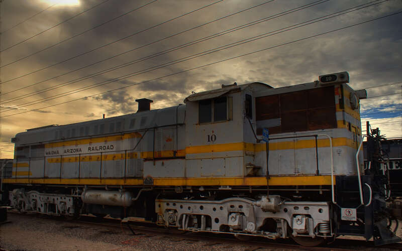 I am amazed of how little I know about my own backyard.    A couple of weeks ago while browsing  flicker I found an image titled “Chandler” with an image of a train. Armed with my Canon camera and HDR instructions I went to find the   Arizona Railway