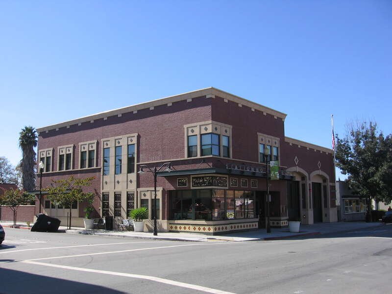 Fire station #2 in the Niles district of Fremont, California, USA.