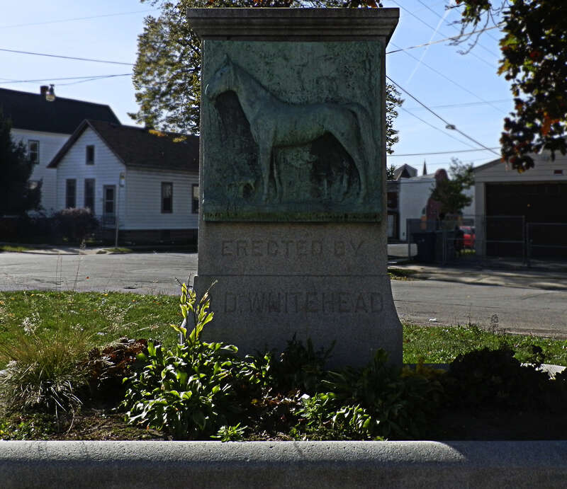 Photo of the R. D. Whitehead Monument (1910) by Sigvald Asbjornsen.
