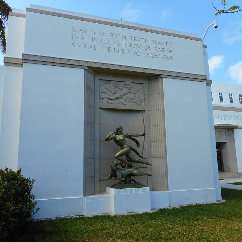 Artwork on display at the Norton Museum of Art in Palm Beach, FL 2019 reopening