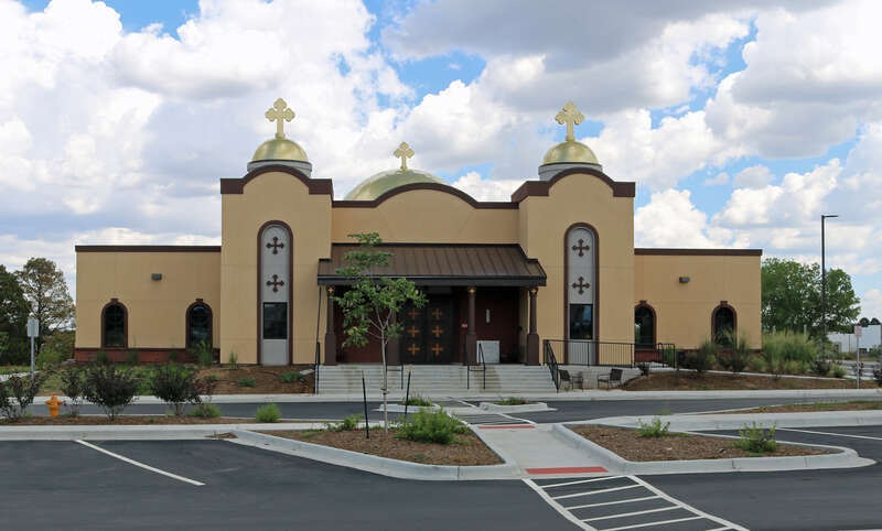 St. Mark Coptic Orthodox Church, located at 7075 South Revere Parkway in Centennial, Colorado, 80112 United States.