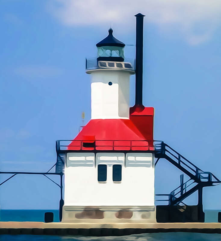 Little red lighthouse.