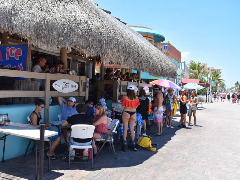 Hollywood Beach boardwalk