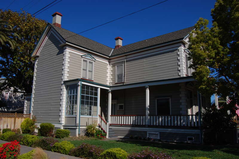 Built in 1880. 1206 Main Street. Santa Clara, California, USA