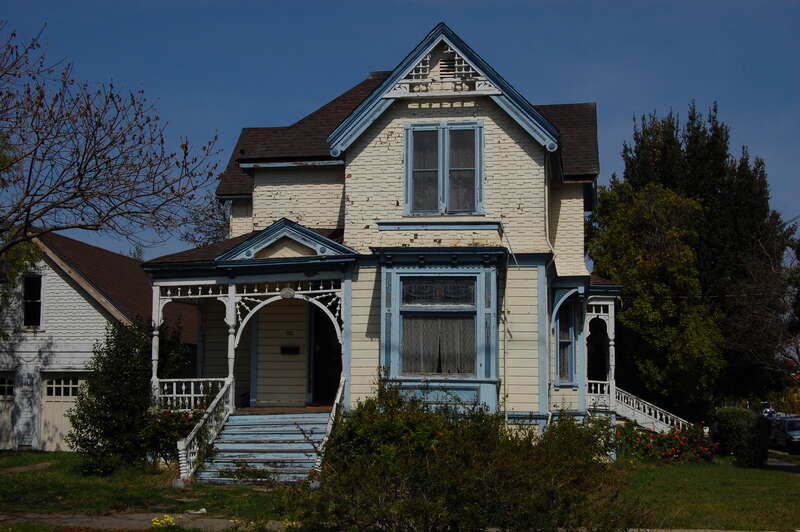 Daniel Moody house. Stick/Eastlake style. Built circa circa 1892. More details about subject. 1111 Harrison Street. Santa Clara, California, USA