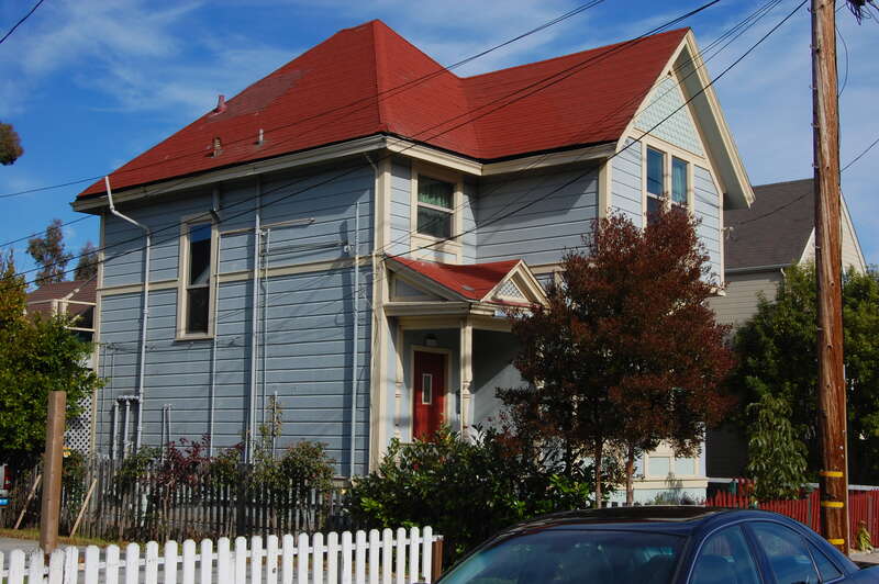 Built in 1900. 116 Sycamore Street. Santa Cruz, California, USA