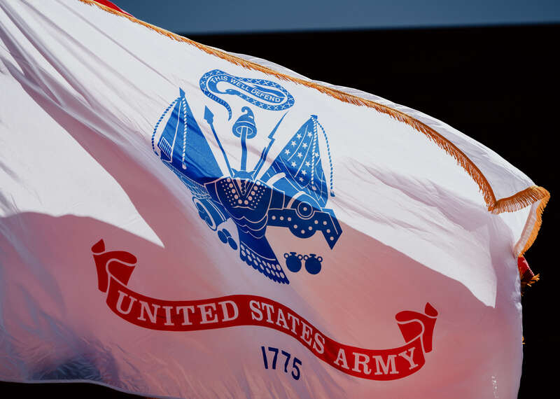 The flag of the United States Army.