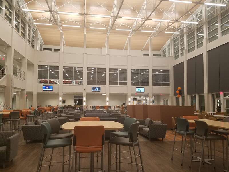 The Building for Business and the Center of Student Life at the University of Findlay in Findlay, Ohio. Taken September 2017