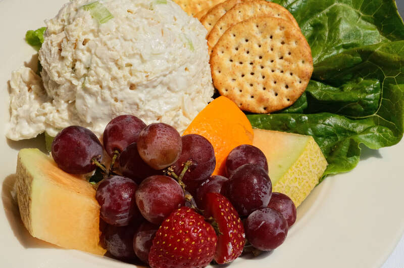 Jenny had Velma's Chicken Salad at Café M in the Montgomery Museum of Fine Arts.  The chicken salad is tremendous.