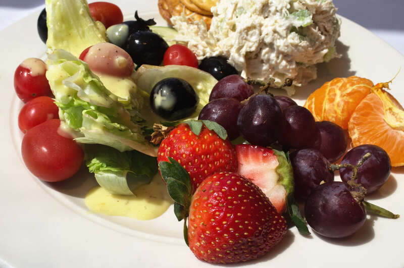 Jenny had Velma's Chicken Salad at Café M at the Montgomery Museum of Fine Arts in Montgomery, Alabama