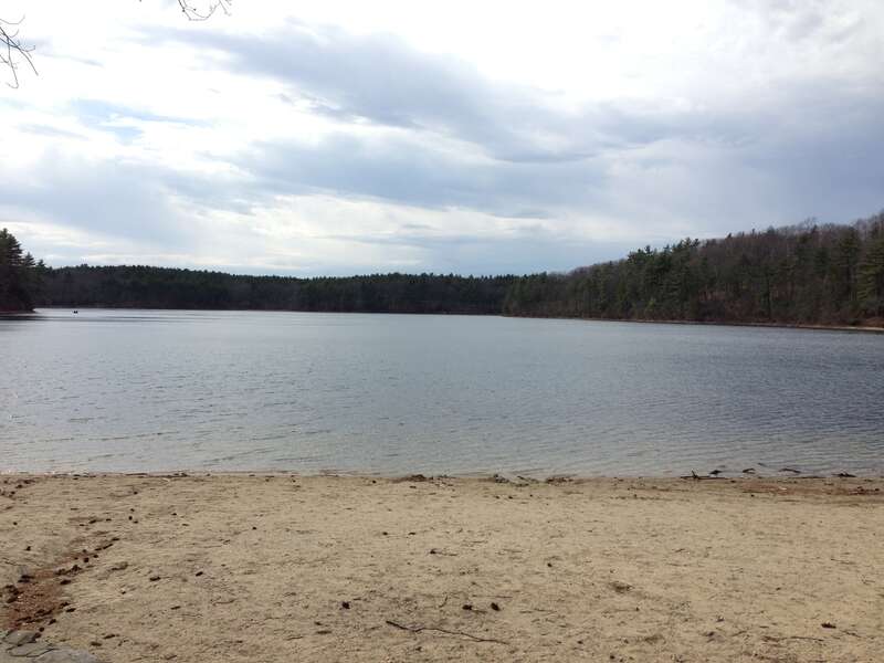 Walden Pond in April 2013