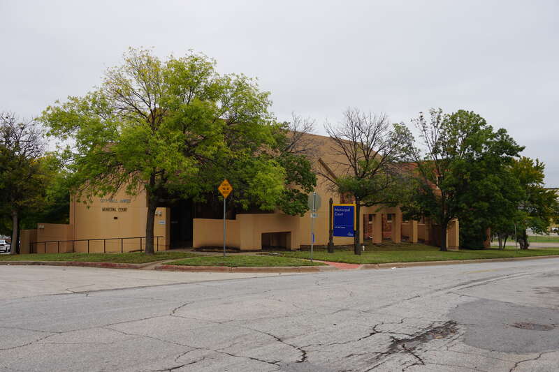 The Municipal Court building in Wichita Falls, Texas (United States).