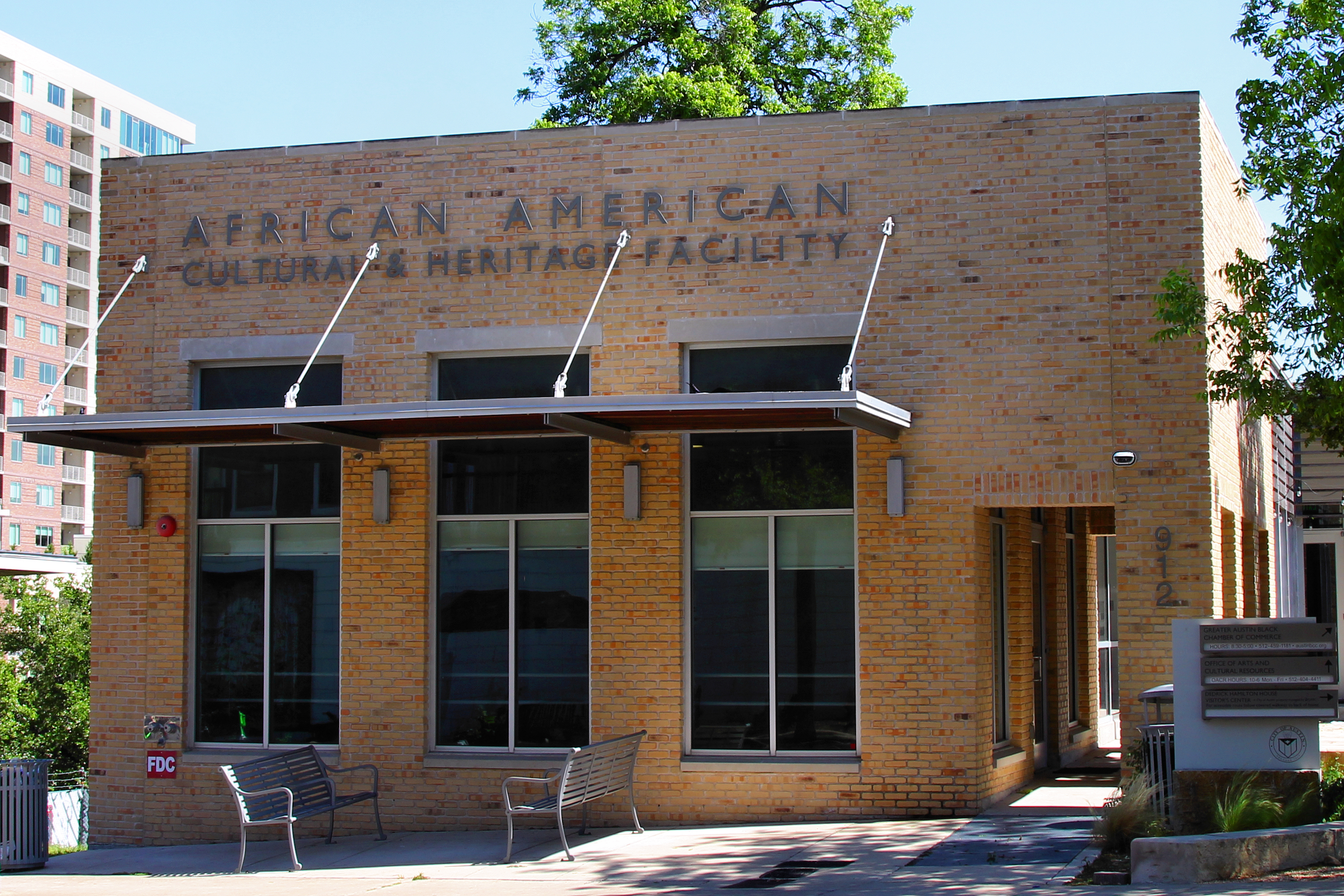 Part of the African American Cultural &amp; Heritage Center in Austin, Texas, United States.