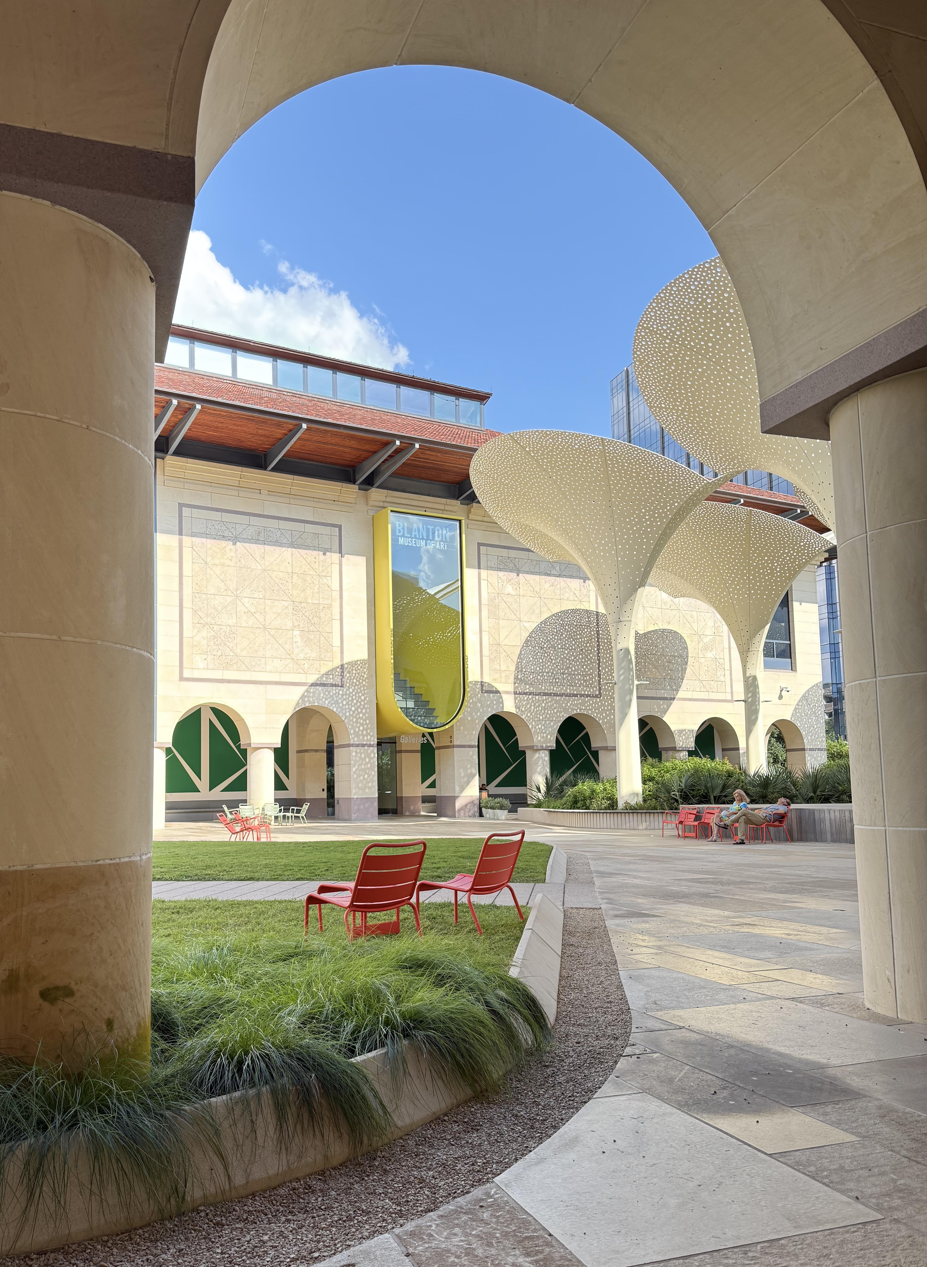 Grounds of the Blanton Museum of Art in Austin in 2025. Photo by Steven Saylor.