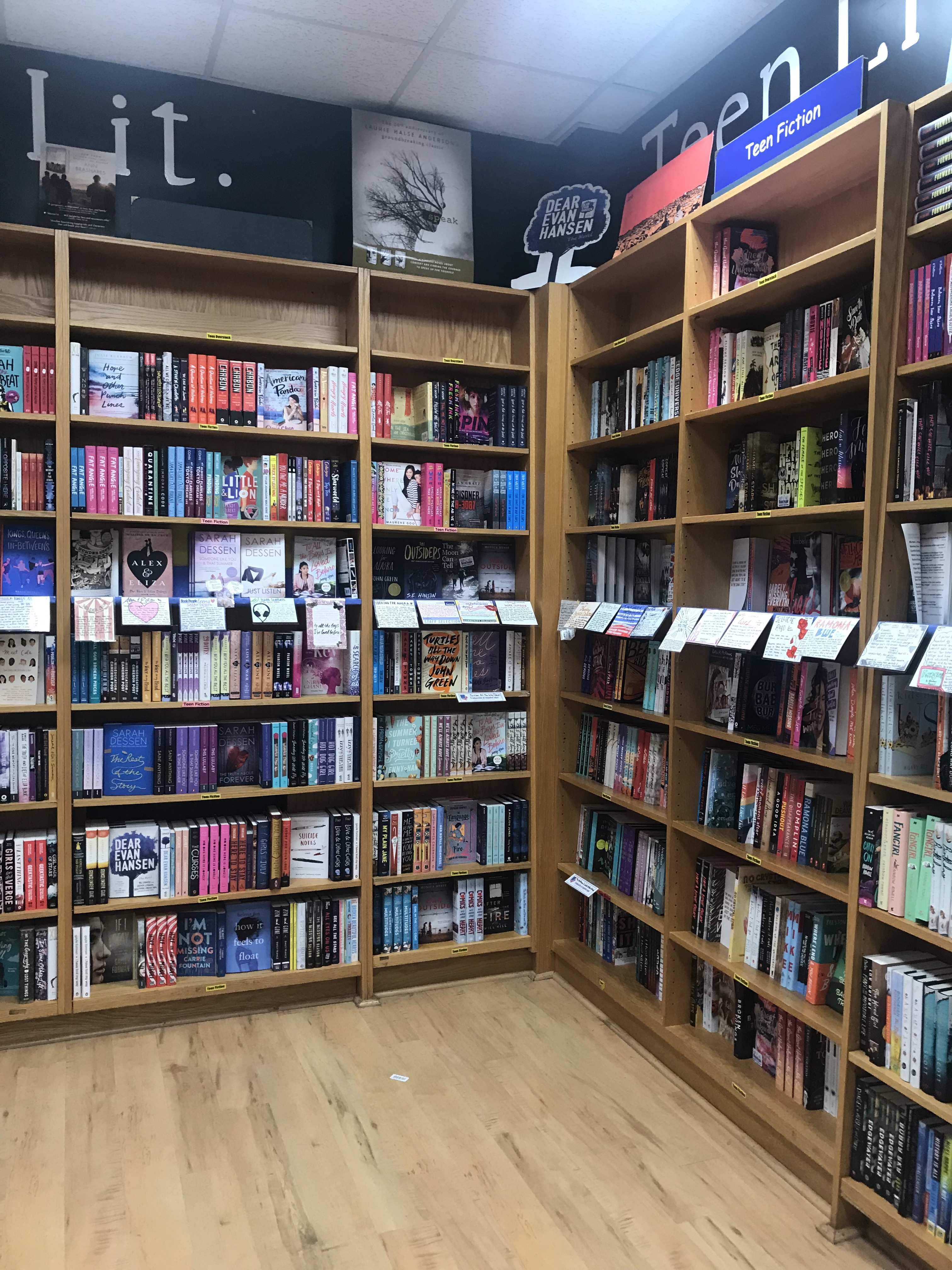 BookPeople's Teen Lit section