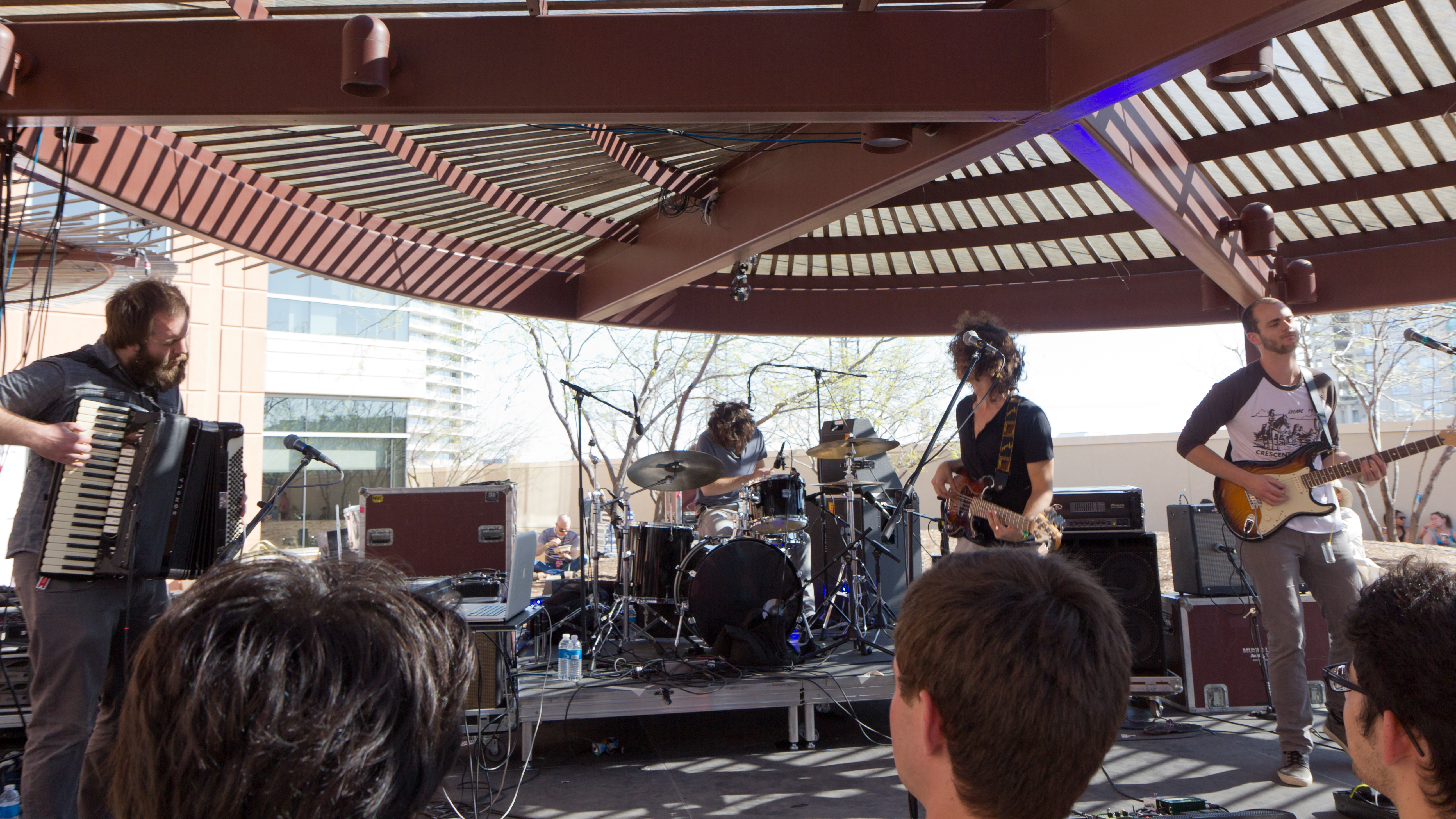 the South African alternative rock band "Kongos" (2013 in Austin, Texas)