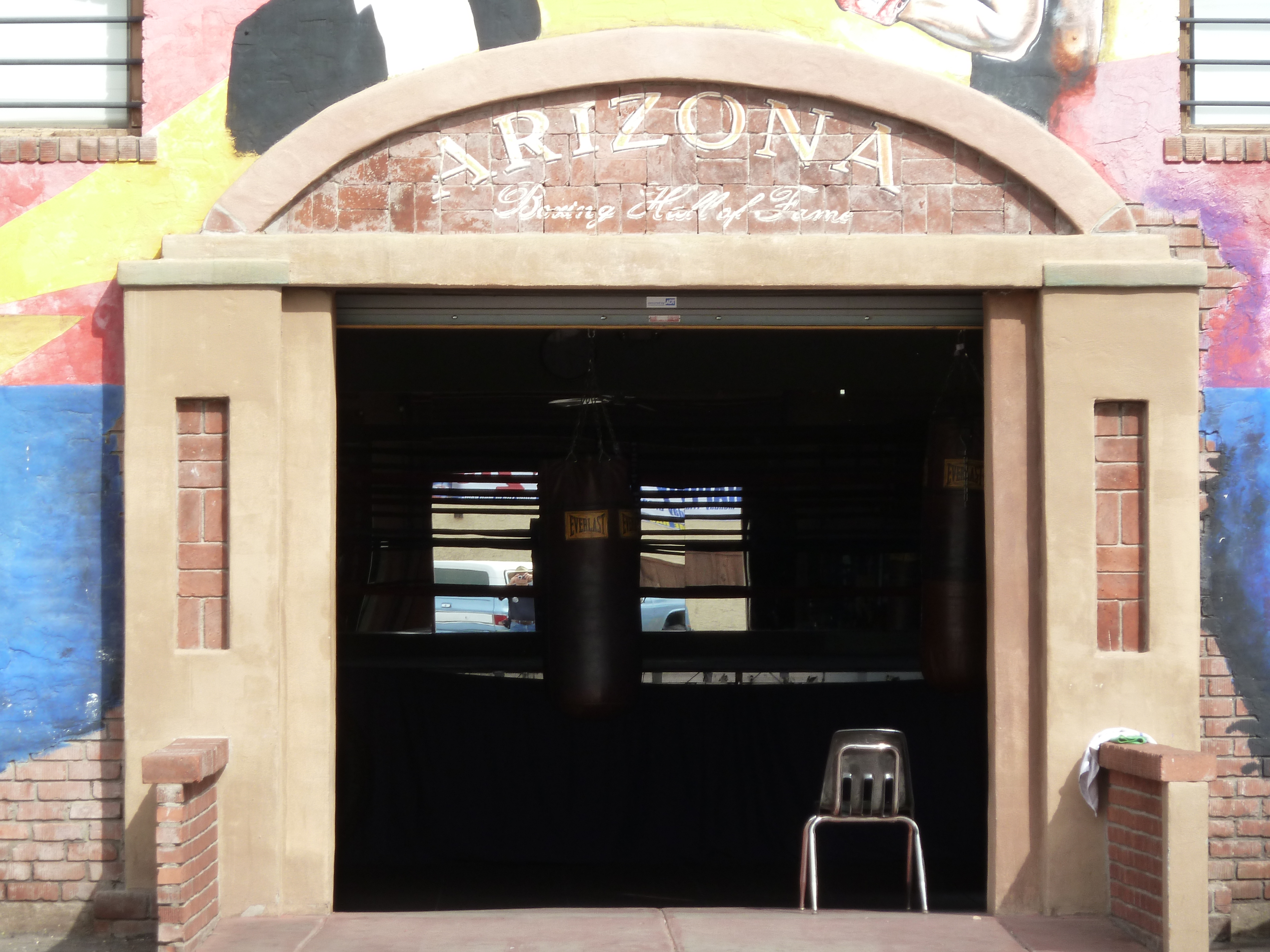 Phoenix, AZ: AZ Boxing Hall of Fame Mural, Greg Bucher, artist, 2012