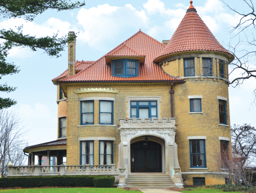 Schnull-Rauch House, located at 3050 N. Meridian Street in Indianapolis, Indiana, United States.