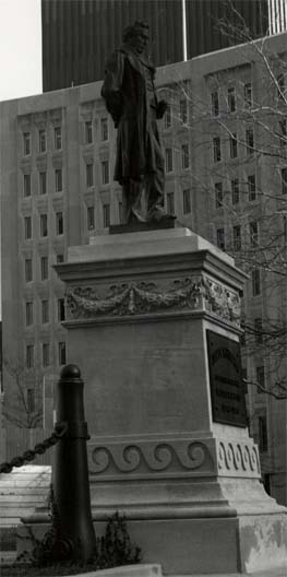 Soldiers &amp; Sailors Monument: James Whitcomb by John H. Mahoney (1899)