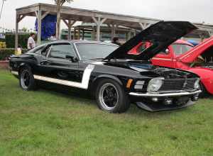 1970 Ford Boss 302 Mustang - black - fvr