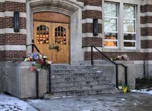 Memorial to the victims of the 2023 Michigan State University shooting