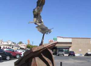 Eagle Sculpture, Boulder City Nevada, October 2008