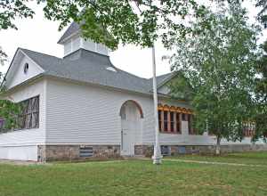 Empire School in Empire, Leelanau County, Michigan.
