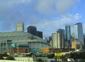 Exterior of Minute Maid Park, Houston, Texas, USA