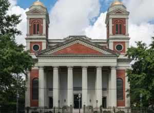 An east view of Cathedral Basilica of the Immaculate Conception, Mobile, Alabama