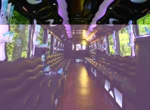 50 Passenger Party Bus Interior