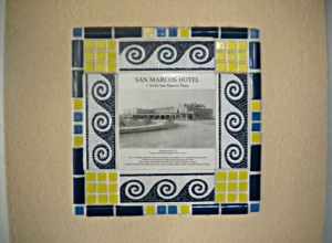 San Marcos Hotel plaque — in Maricopa County, Arizona.
