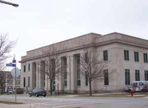 The post office for w:Sheboygan, Wisconsin, USA. It is listed on the National Register of Historic Places.